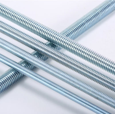 คุณภาพ  ISO9001 Gr8.8 Zinc Plated Thread Rods Galvanized Full Thread Bar Bolts โรงงาน