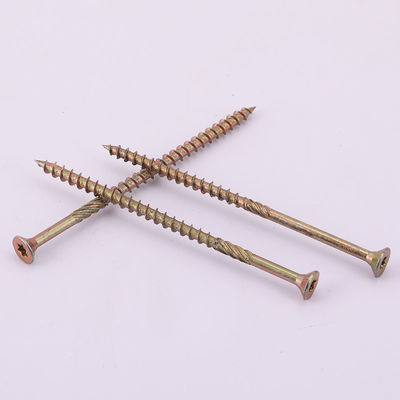 คุณภาพ  Yellow Zinc Torx Drive Chipboard Screw Double Countersunk Head Chipboard Screw โรงงาน
