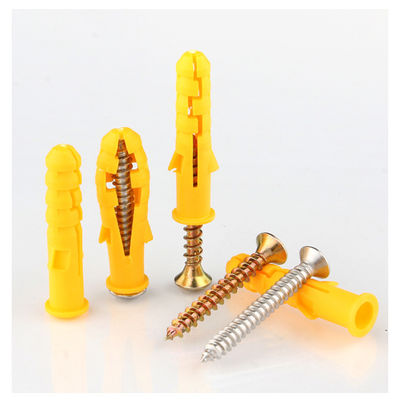 คุณภาพ  Plastic Drywall Wall Anchors Nylon Wall Plug Anchor With Self Tapping Screws For Plasterboard โรงงาน