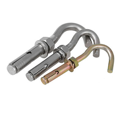 คุณภาพ  Ring Hook Concrete Sleeve J Type Expansion Anchor Bolts Zinc Plated Stainless Steel โรงงาน